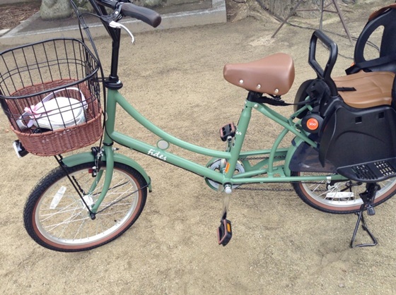 【電動なし】後ろ子供乗せ自転車（フィデース）を買った！！園への送迎が楽&遠くの公園にも行ける